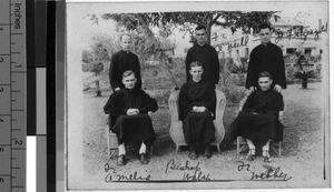 Portrait of six Maryknoll Priests, Yeung Kong, China, ca. 1930