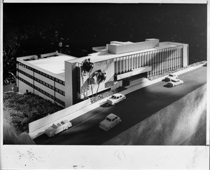 Sunset Crest building, 8400 Sunset Blvd., Los Angeles, 1956