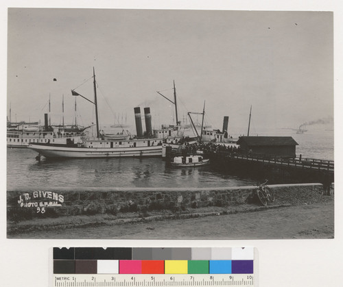 Fort Mason wharf. Refugees leaving S.F. [No. 98.]