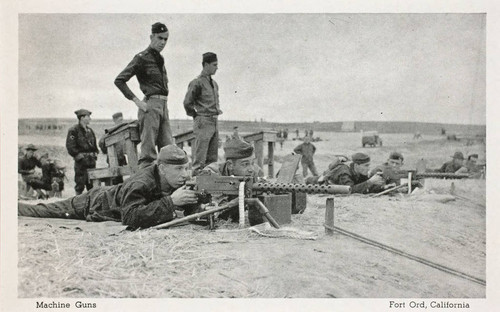 Machine guns, Fort Ord, California