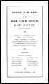 Annual statement of the Bear Valley Mutual Water Company, 1969-10-31