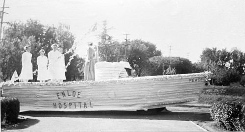 Enloe Hospital Float with Nurses