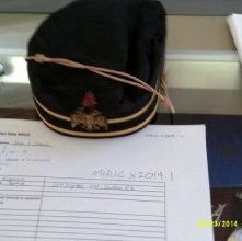 Black cloth 32nd degree Scottish Rite hat