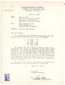 Memorandum from Leon C. High, Principal, Manzanar High School, to Harry Bentley Wells, August 5, 1942