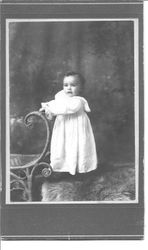 Toddler Frank "Little Hawk" Hawk Jr., Covelo, 1903