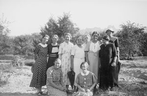 A group of female missionaries at the Synod 1937