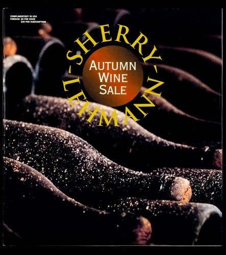 Autumn 1998: Sherry-Lehmann Autumn Wine Sale