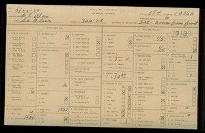 WPA household census for 326 S OLIVE, Los Angeles