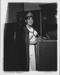 Nancy Ling, Job's Daughters Honored Queen, Santa Rosa, California, 1964