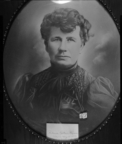 Rebecca (Catlain) Wixom, May 11, 1853 - October 26, 1928