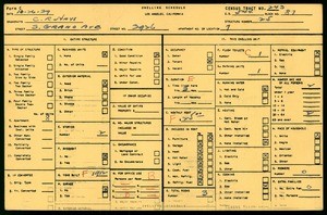 WPA household census for 3926 S GRAND AVENUE, Los Angeles County