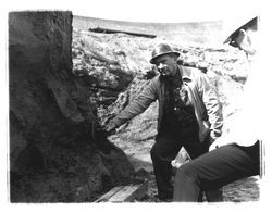 Geologist Elmer C. Marliave, Petaluma, California, 1963