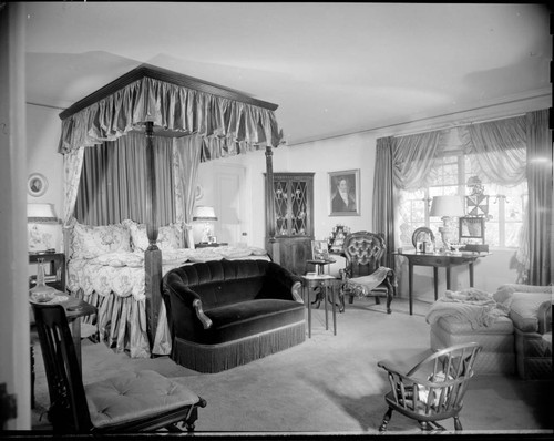 Robinson, Edward G., residence. Bedroom