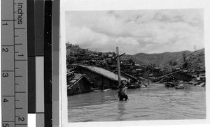 Wuchow flood, Wuchow, China, 1949