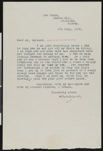 A.S.M. Hutchinson, letter, 1922-06-15, to Hamlin Garland