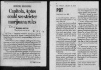 Capitola, Aptos could see stricter marijuana rules