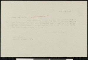 Hamlin Garland, letter, 1913-05-13, to Seth Moyle