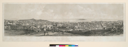 San Francisco from California Street : drawn from a daguerreotype, the property of Eugene Delessert, Esq.re