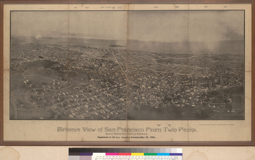 Bird's Eye View of San Francisco from Twin Peaks