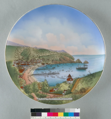 Avalon and Bay, Santa Catalina Island, California [plate]