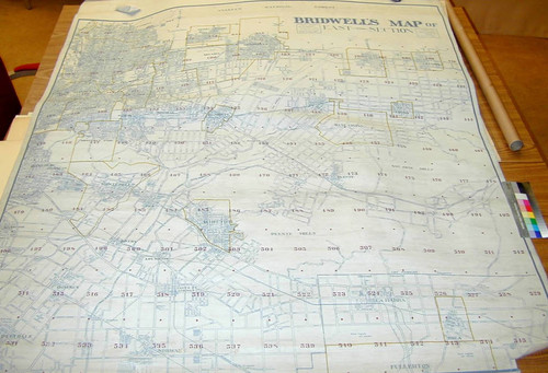 Bridwell's map of east section [Los Angeles County]