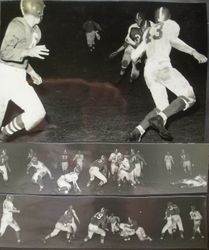 Analy High School football, fall 1952--the Analy Tigers vs San Rafael Friday night October 3rd, 1952