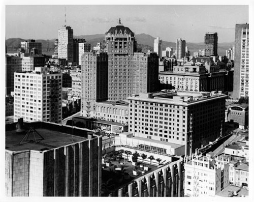 [View of San Francisco from Union Square Hyatt House, looking northwest]