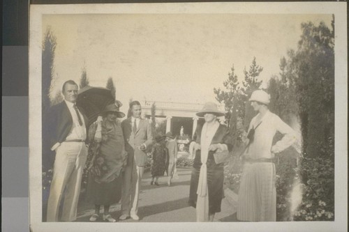 [Mme. Blankeuhagen ? and others at Montalvo]