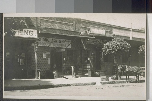 [Chinese commercial district?, Fresno, California.]