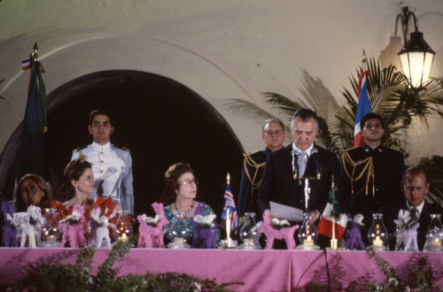 Queen Elizabeth II, President Miguel de la Madrid, Mexico, 1983