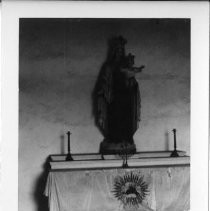 View of the altar of the Mission San Jose in Santa Clara, California State Landmark #334, Santa Clara County
