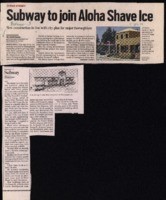 Subway to join Aloha Shave Ice