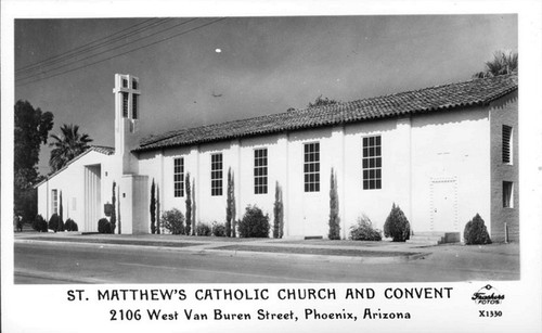 St. Matthew's Catholic Church and Convent 2106 West Buren Street, Phoenix, Arizona