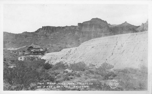 Tom Reed Mill and Tailings on U.S. 66 - Oatman, Arizona