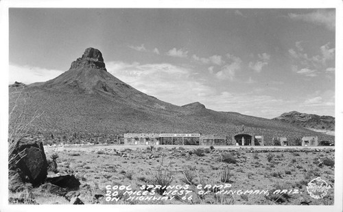 Cool Springs Camp 20 miles west of Kingman, Arizona, on Highway 66