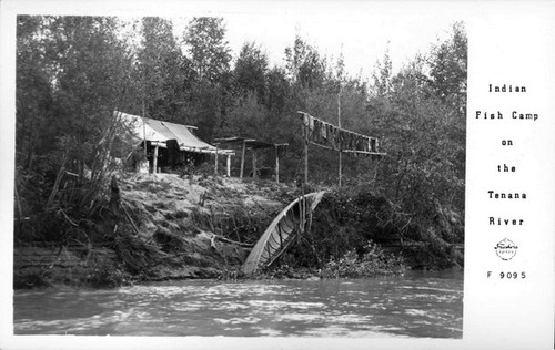 Indian Fish Camp on the Tenana River