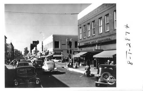 Garey and Second Streets, Pomona California — Calisphere