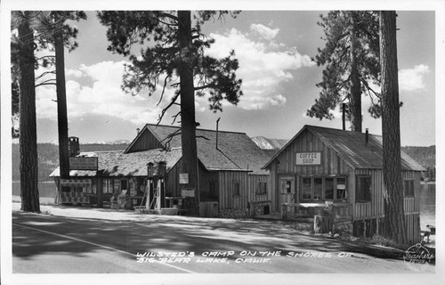 Wilstead's Camp On The Shores of Big Bear Lake, Calif