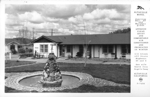 Altaville Motel Altaville California