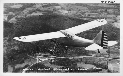 Vultee Vigilant Observation Liason Plane