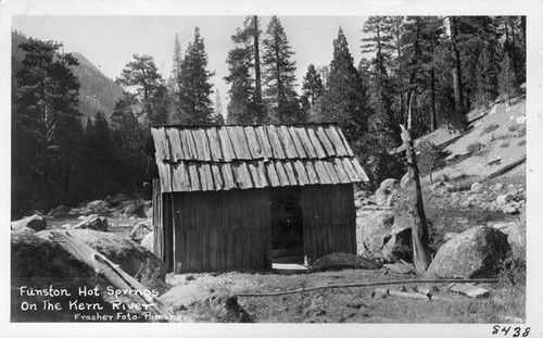Funston Hot Springs on the Kern River — Calisphere