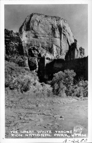 The Great White Throne Zion National Park, Utah