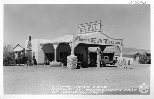 Mojave Water Camp Highway 66, Thirty Miles East of Barstow, Calif