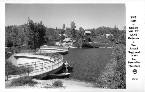 The Dam at Green Valley Lake California