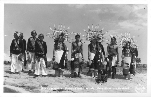 "Butterfly Dancers", Hopi Pueblo Indians