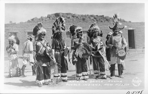 "Braiding Dance" Acoma Pueblo Indians, New Mexico