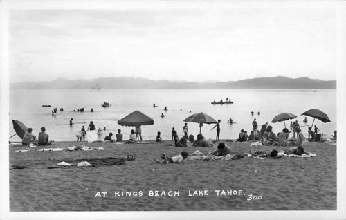 At King's Beach Lake Tahoe