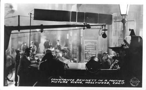 Constance Bennett in a Motion Picture Scene, Hollywood, Calif