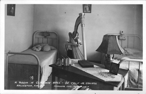 A Room in Gladwin Hall - So. Calif. Jr. College