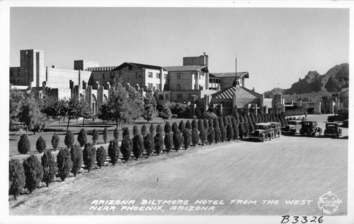 Arizona Biltmore Hotel from the West near Phoenix, Arizona